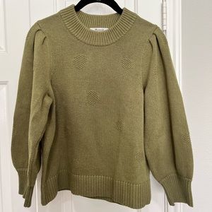 Madewell Olive Green Sweater Size S